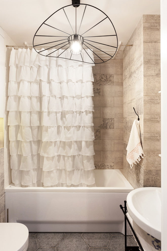 Шторка з оборками