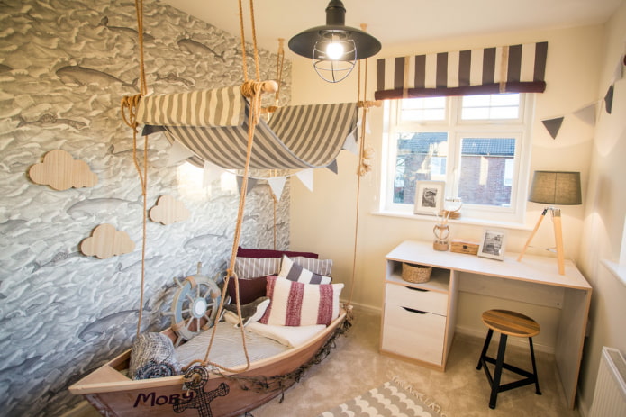 nietypowy projekt łóżeczka dziecięcego