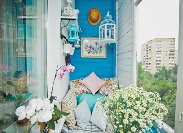 дизайн лоджії в стилі прованс