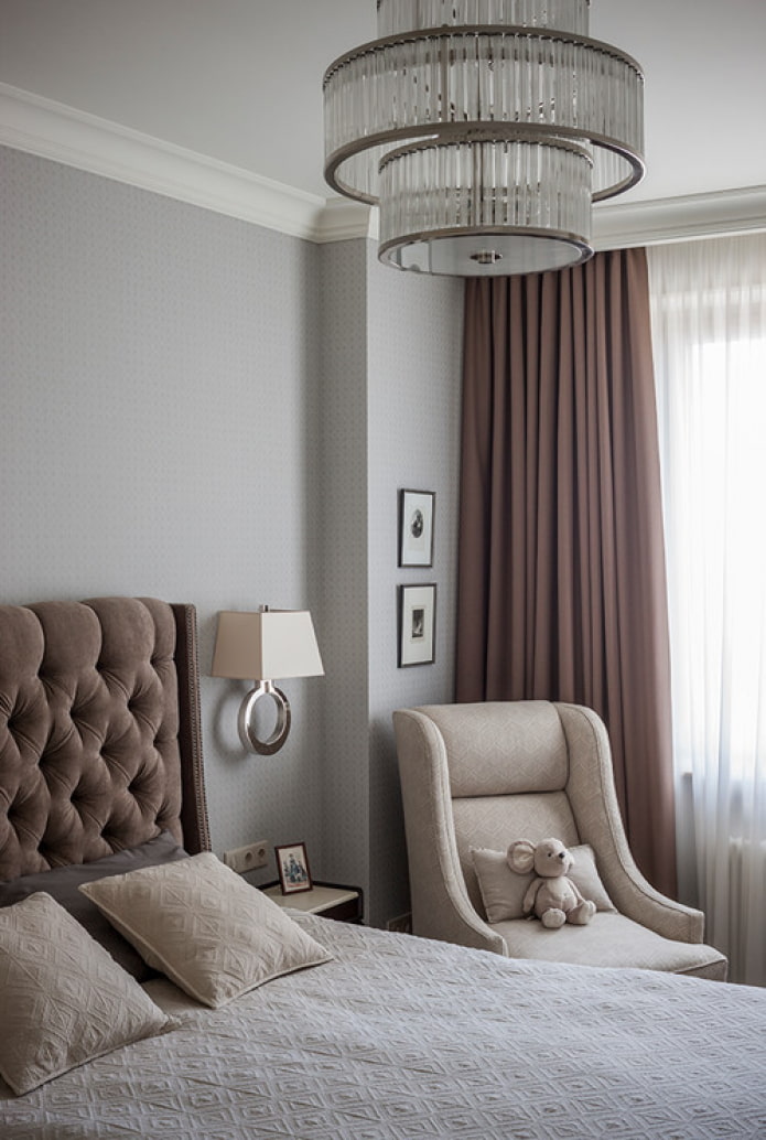 Innenausstattung in Pastellfarben