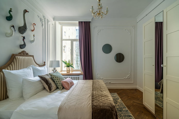 wie man die Wand über dem Bett dekoriert