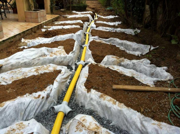 Укладка труб