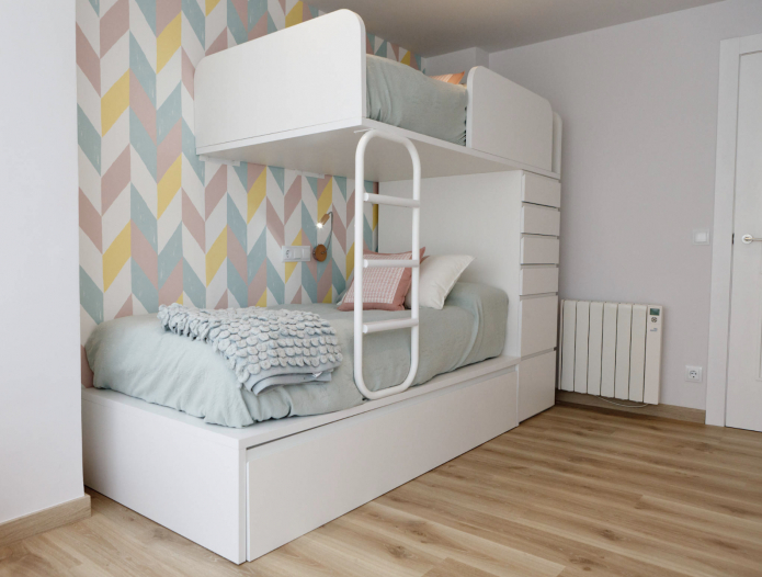 łóżko piętrowe