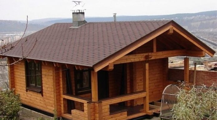 баня из дерева