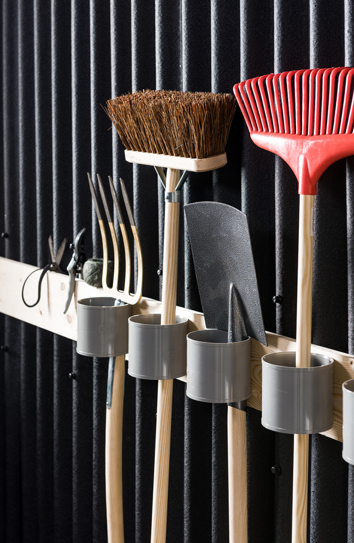 Держатель из пвх-труб