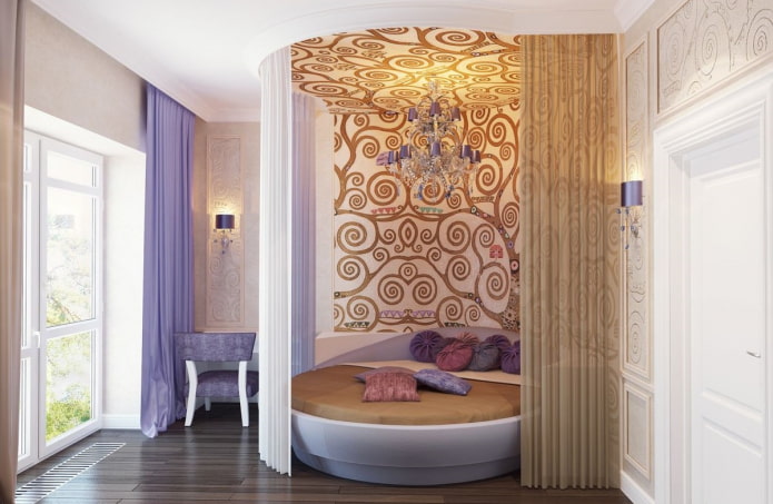 sypialnia dla nastolatki w nowoczesnym stylu