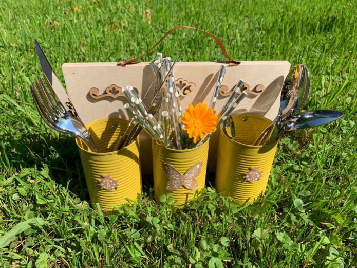 Органайзер из банок