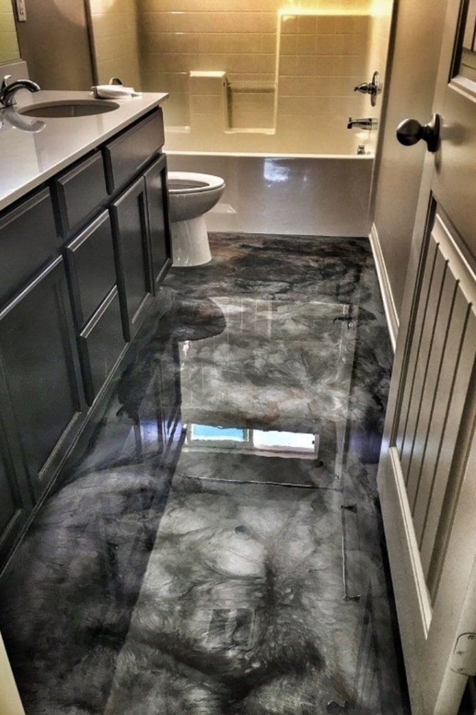 наливна підлога у ванній