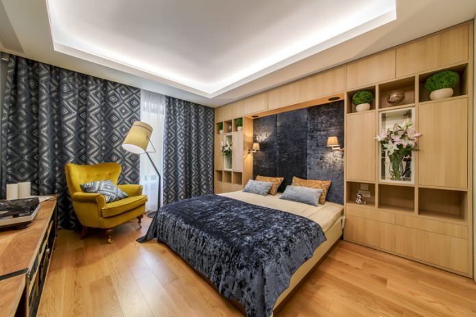 Weiche Wand im Schlafzimmer