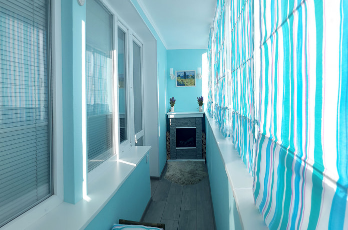 бірюзові штори