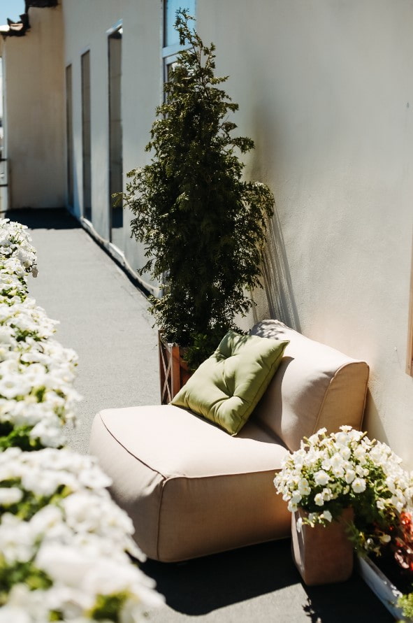 безкаркасне крісло для вулиці