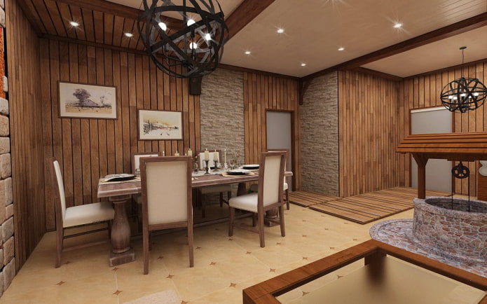 предбанник в японском стиле