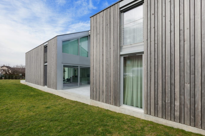 Эффект серебра на фасаде