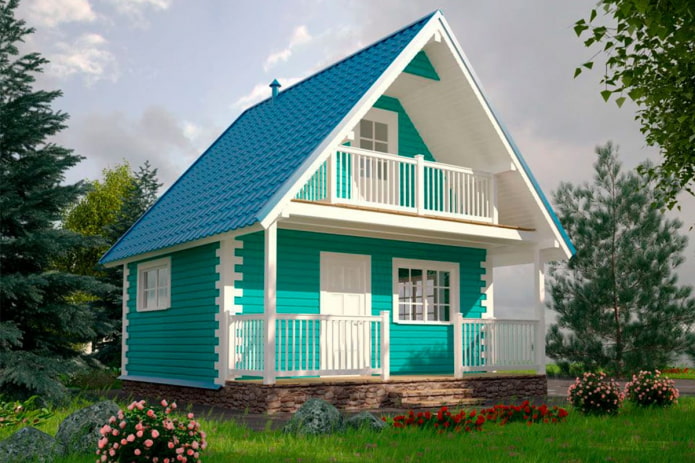 Бирюзовый дом