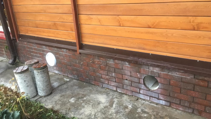 бетонные заглушки для продухов в фундаменте