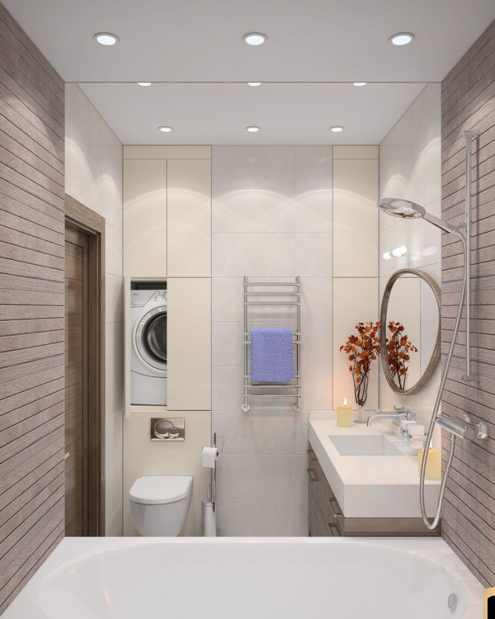 пральна машина у ванній