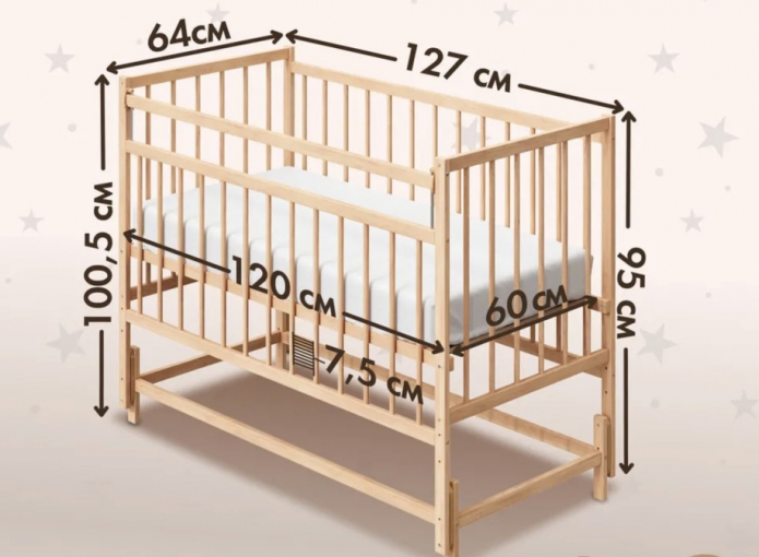 Standardowe rozmiary łóżek dla noworodków