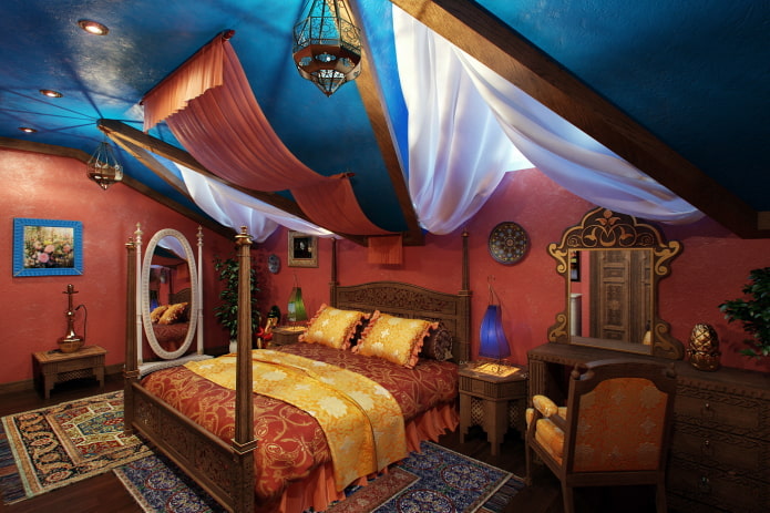 Schlafzimmer im orientalischen Stil