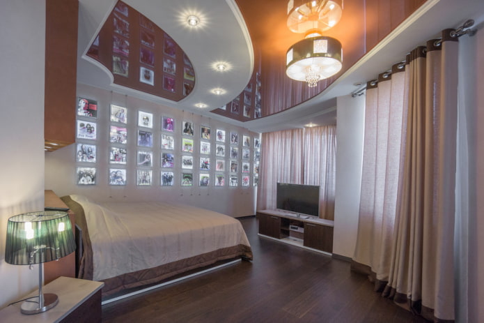 Schlafzimmerdesign in Taupe