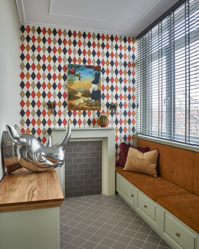 горизонтальні жалюзі на лоджії